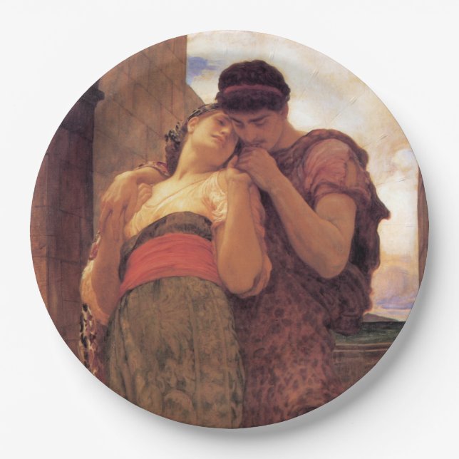 Prato De Papel Felicidade Conjugal (por Frederic Leighton) (Frente)
