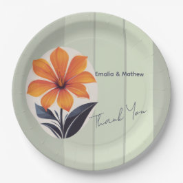 Prato De Papel Feliz Ação de Graças