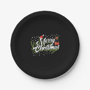 Prato De Papel Feliz Natal - design de Natal
