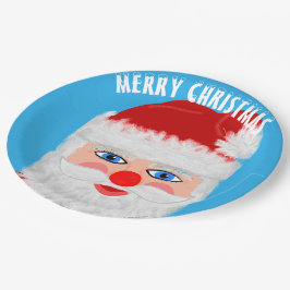 Prato De Papel Feliz Natal para Papais noeis