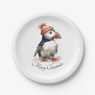 Prato De Papel Feliz Puffin, personalizado
