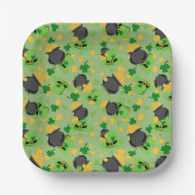 Feliz Sorte para a Pasta de Papel Irlandesa