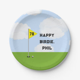 Prato De Papel Felny Golf Birthday