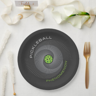 Prato De Papel Fenômeno do Pickleball Galáxia