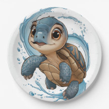 Feriado de Aquarela de Tartaruga do Mar Cento