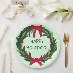 Prato De Papel Feriado de Desenho de Mão CLIENTE da Frota de Nata