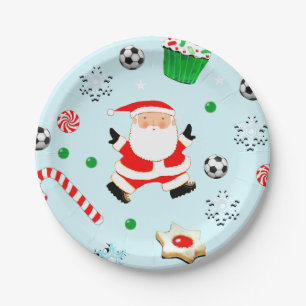 Prato De Papel Férias de Natal do Futebol
