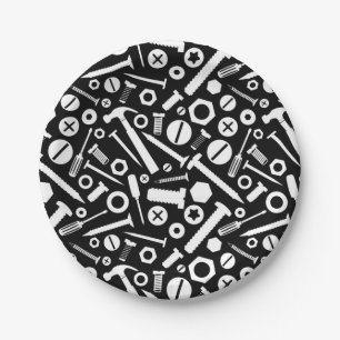 Prato De Papel Ferramentas de parafusos de Loucos de martelo do H