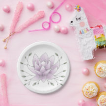 Festa da Noiva com Folha e Lótus Rosa