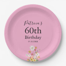 Festa de Aniversário de 60 anos com Rosas Pink Wil