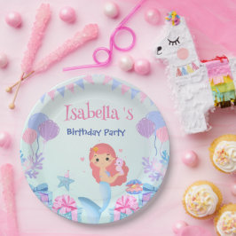 Prato De Papel Festa de aniversário de Aquarela Cachorro-Arco-Íri