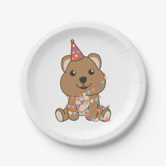 Prato De Papel Festa de Aniversário de criança de Bairthday Anima