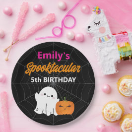 Prato De Papel Festa de Aniversário de criança Spooktacular do Ha