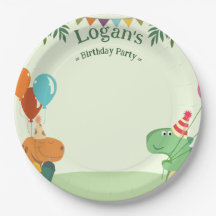 Festa de Aniversário de Dinossauro de Desenho Anim