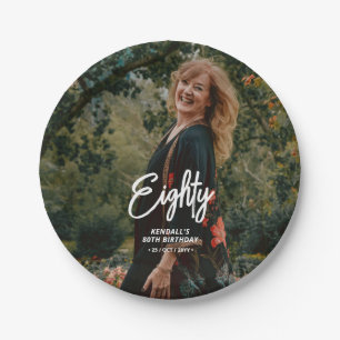 Prato De Papel Festa de aniversário de Fotografias Personalizadas