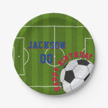 Festa de aniversário de futebol