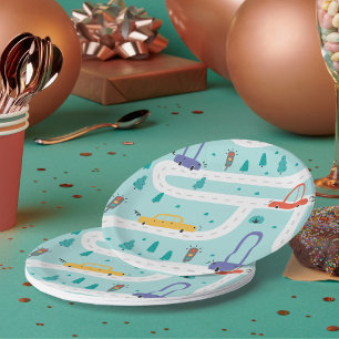 Prato De Papel Festa de aniversário de Garoto Bonito