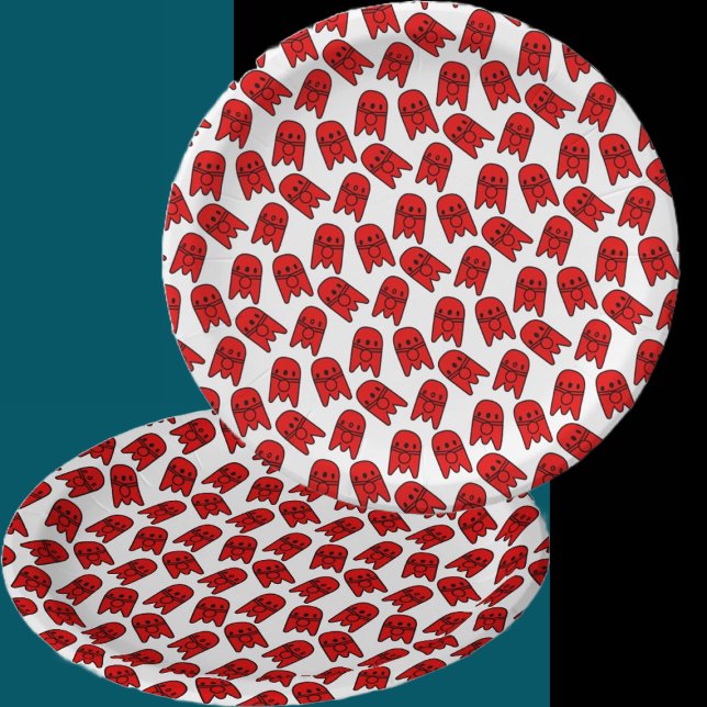 Prato De Papel Festa de aniversário de navio de foguete (Criador carregado)