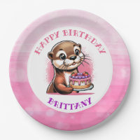Festa de aniversário de Otter Themed Girl
