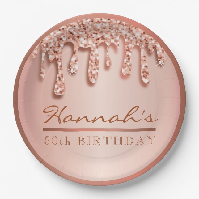 Prato De Papel Festa de aniversário de unidade de disquete Sparkl (Frente)