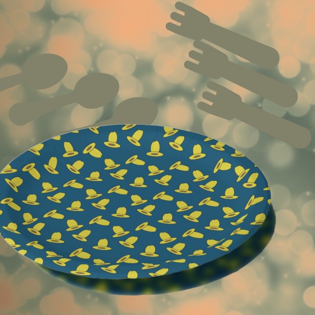 Prato De Papel Festa de aniversário do Cara Cowboy (Criador carregado)