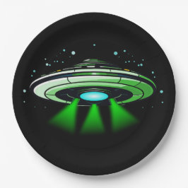 Prato De Papel Festa de aniversário do espaçamento de sequestro d