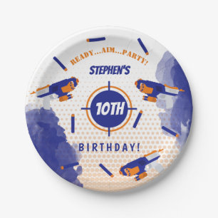 Prato De Papel Festa de aniversário dos Rapazes da Batalha de Dar