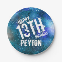 Festa de aniversário Personalizada da Galáxia Azul