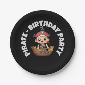 Prato De Papel Festa de aniversário personalizada de placa de pap