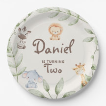 Festa de Aniversário Personalizada de Safari com A