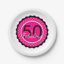 Festa de Aniversário Quinquagésimo Cor-de-Rosa e P
