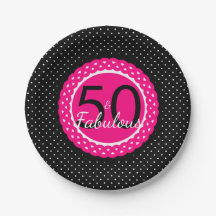 Festa de Aniversário Quinquagésimo Rosa Choque com