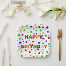 Festa de aniversário vermelha moderna e simples