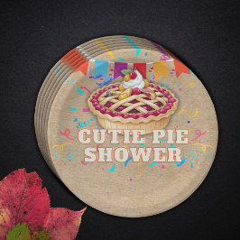 Prato De Papel Festa de Baby Shower da Fofura de Artesanato Festi