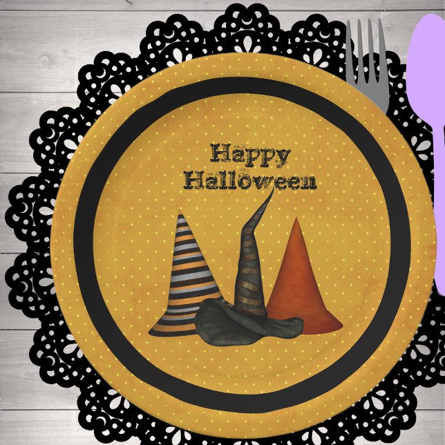 Prato De Papel Festa de Bruxas do Halloween (Criador carregado)