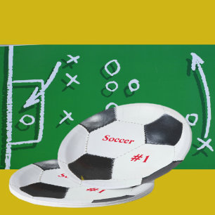 Prato De Papel Festa de Esportes de Bola de futebol