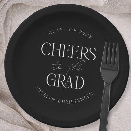 Prato De Papel Festa de Formando Personalizada de Saúde Branca Ne