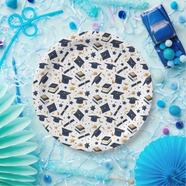 Prato De Papel Festa de formatura Moderna Simples (Festa)