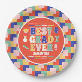 Prato De Papel Festa de formatura Vermelha Eterna do Melhor Forma