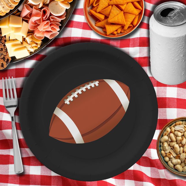 Prato De Papel Festa de Futebol (Football Bowl Party Paper Plates)