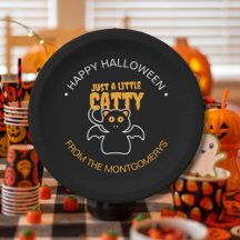 Festa de Halloween de Cotação Engraçado de Gato Ne