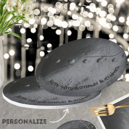 Prato De Papel Festa de homem do estilo loft de metal negro