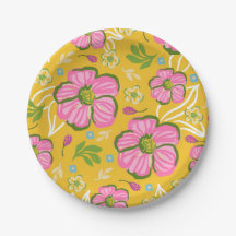 Festa de Jardim de Flores Rosa Amarelo de Verão