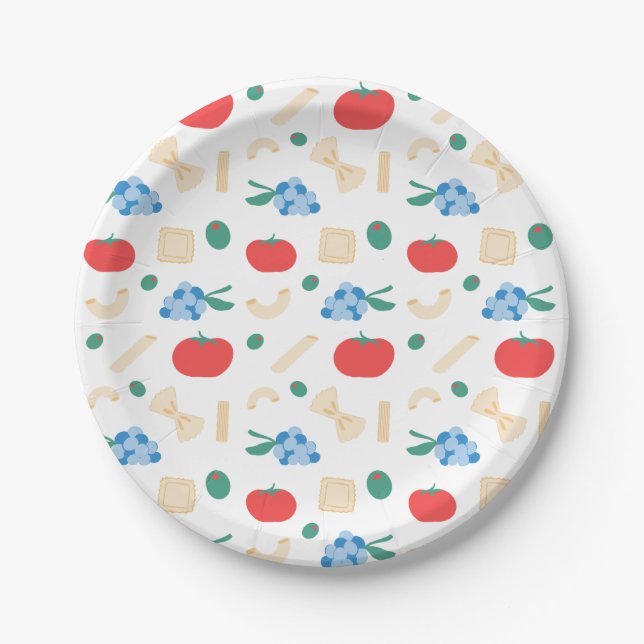 Prato De Papel Festa de Massa That's Amore Chá de Noiva  (Frente)