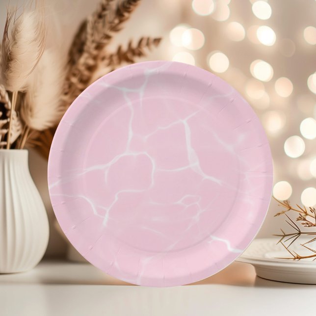 Prato De Papel Festa de Piscina de água de piscina rosa (Criador carregado)