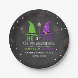 Prato De Papel Festa de Revolução do Gênero das Bruxas do Dia das