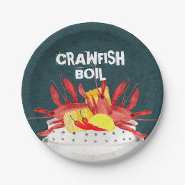 Prato De Papel Festa de Verão de Marisco Boil Marisco