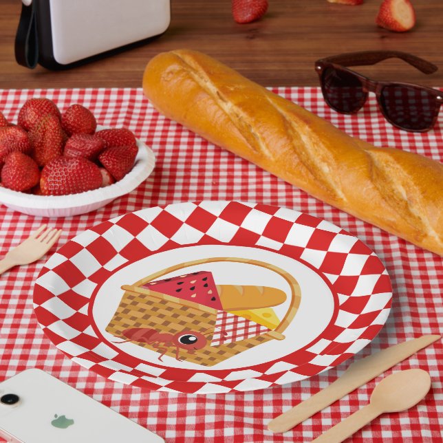 Prato De Papel festa piquenique bonita (Piquenique)