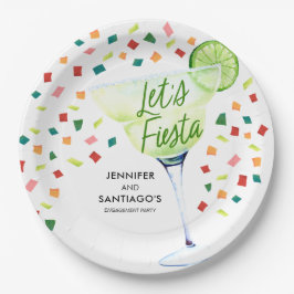 Prato De Papel Fiesta Festa de noivado Napkins