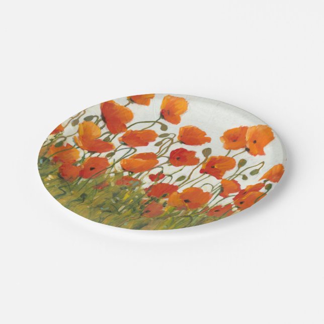 Prato De Papel Filas de papagaios I (Inclinado)